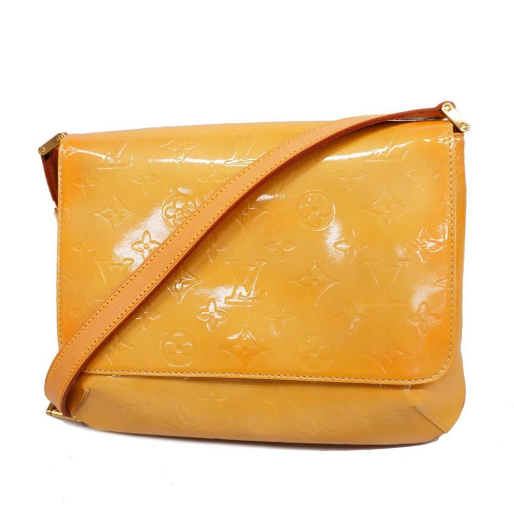 Louis Vuitton Shoulder Bag Vernis Beige M91008 Thompson Street Ladies